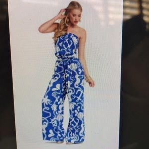 Lily Pulitzer 13’ Farrah Jumpsuit in Schooner Blue
